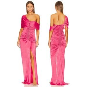 Yaura Tiara Maxi Dress Off The Shoulder Ruched Party Formal Cocktail Evening S
